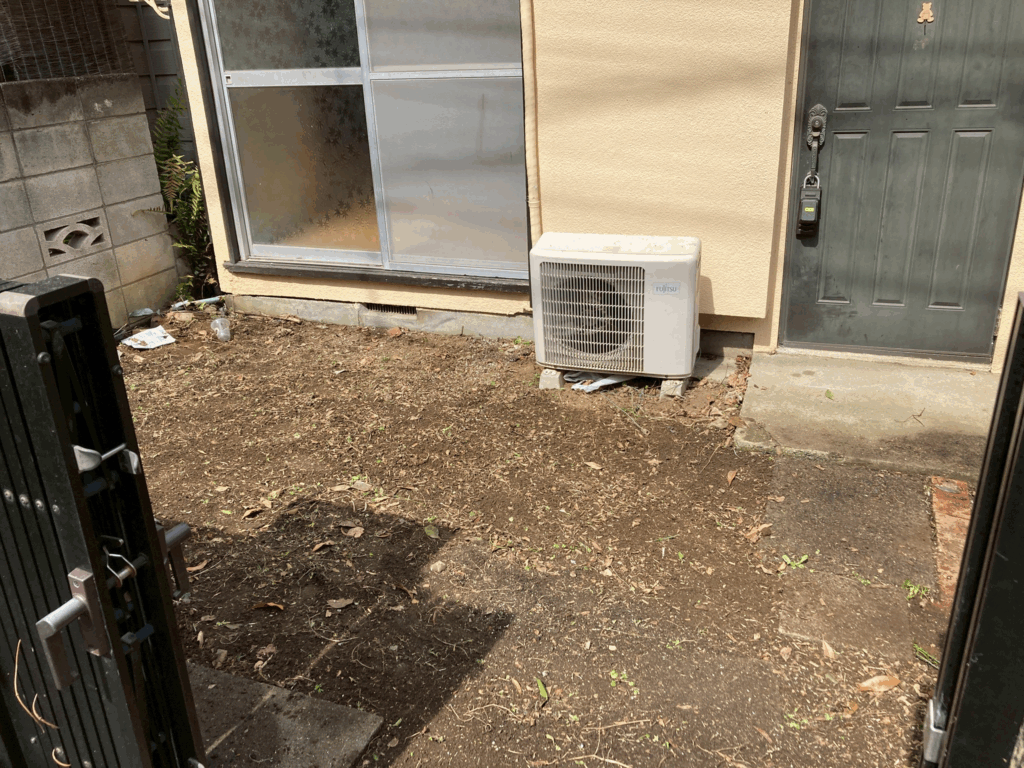 【横浜市鶴見区】あまりにも散らかった庭を除草して綺麗にしてほしい。