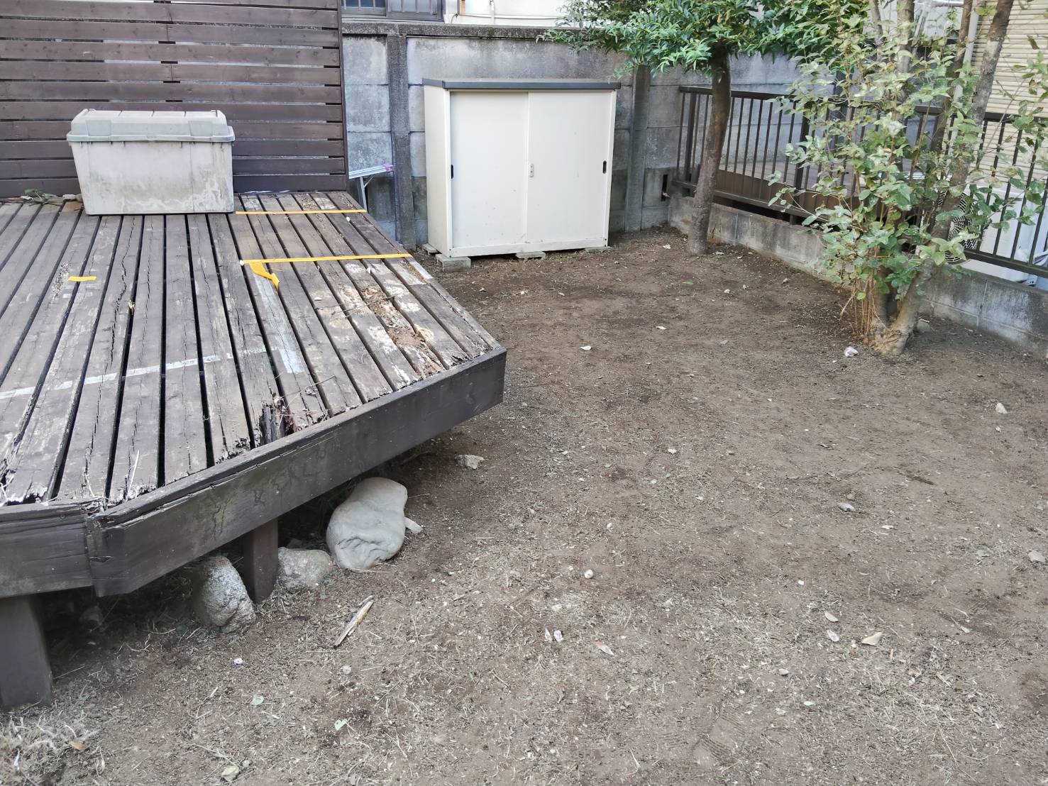 青葉区つつじが丘で除草後